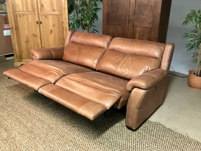 Lederen elektrische bankstel 2.5p - afbeelding 5 van  16