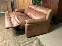 Lederen elektrische bankstel 2.5p - afbeelding 7 van  16