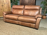 Lederen elektrische bankstel 2.5p - afbeelding 1 van  16