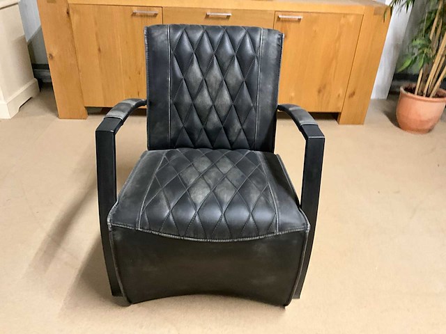 Lederen fauteuil - afbeelding 17 van  19