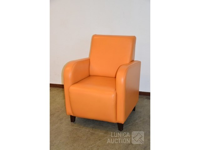 Lederen fauteuil - afbeelding 1 van  4