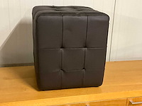 Lederen poef - afbeelding 3 van  5