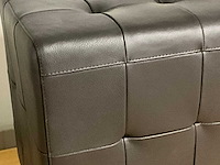 Lederen poef - afbeelding 4 van  4