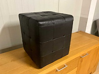 Lederen poef - afbeelding 5 van  7