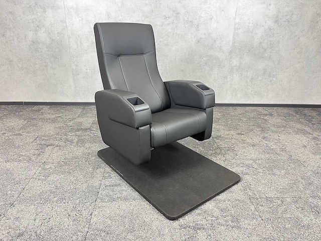 Lederen relaxfauteuil - ongebruikt - afbeelding 1 van  6