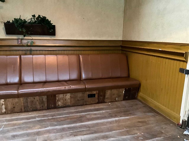 Lederen restaurantbank - afbeelding 4 van  11