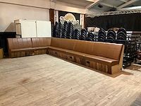 Lederen restaurantbank - afbeelding 1 van  4