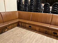 Lederen restaurantbank - afbeelding 3 van  4