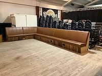 Lederen restaurantbank - afbeelding 1 van  11