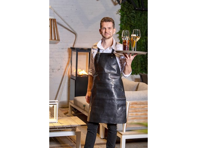 Lederen tafelset 17 delig, served with style, black, 2026 - afbeelding 6 van  12