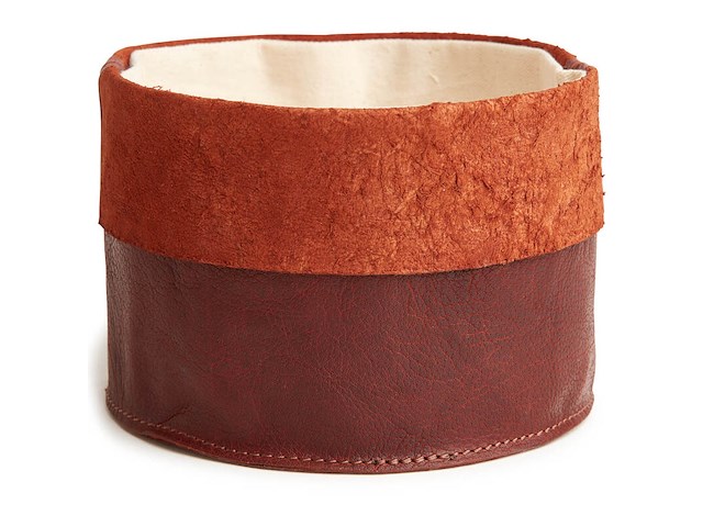 Lederen tafelset 17 delig, served with style, chestnut, 2026 - afbeelding 3 van  8