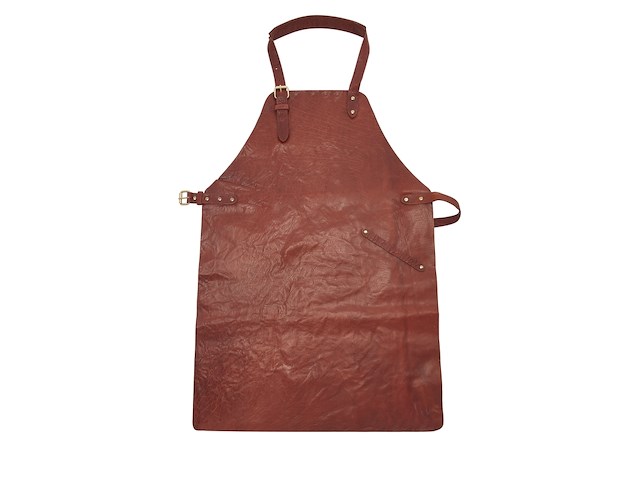 Lederen tafelset 17 delig, served with style, chestnut, 2026 - afbeelding 2 van  8