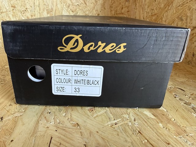 Lederen voetbalschoenen - paar dores boots, wit, 33 - afbeelding 3 van  4