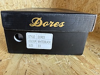 Lederen voetbalschoenen - paar dores boots, wit, 33 - afbeelding 3 van  4