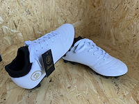 Lederen voetbalschoenen - paar dores boots, wit, 35 - afbeelding 1 van  5