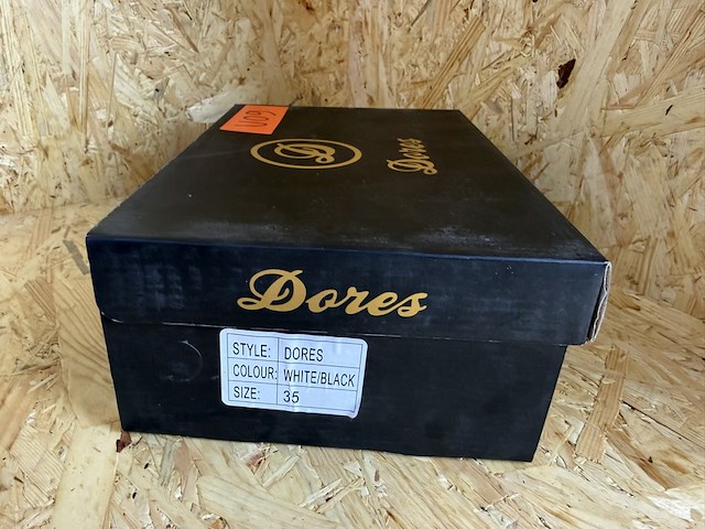 Lederen voetbalschoenen - paar dores boots, wit, 35 - afbeelding 4 van  5