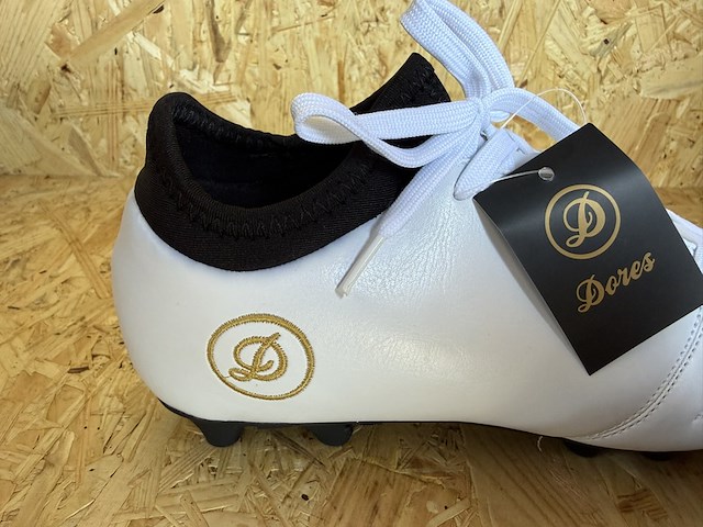 Lederen voetbalschoenen - paar dores boots, wit, 38 - afbeelding 3 van  5