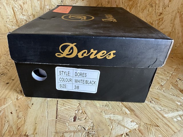 Lederen voetbalschoenen - paar dores boots, wit, 38 - afbeelding 4 van  5