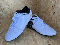 Lederen voetbalschoenen - paar dores boots, wit, 38 - afbeelding 1 van  5
