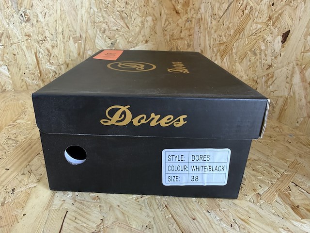 Lederen voetbalschoenen - paar dores boots, wit, 38 - afbeelding 4 van  5