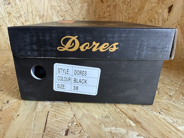 Lederen voetbalschoenen - paar dores boots, zwart, 38 - afbeelding 4 van  5