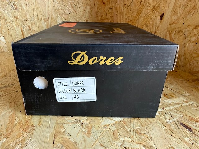 Lederen voetbalschoenen - paar dores boots, zwart, 43 - afbeelding 3 van  4