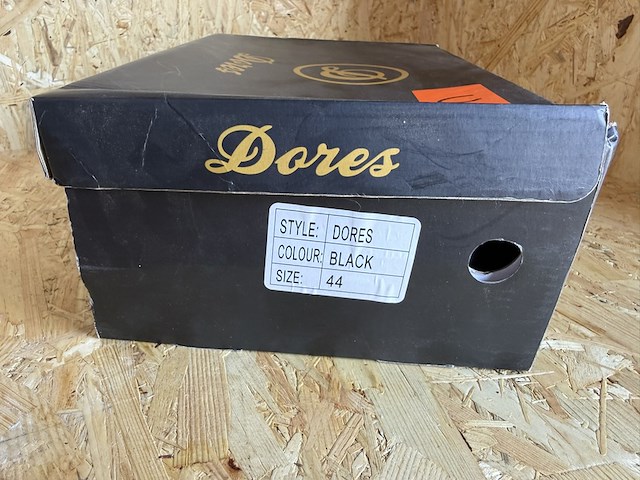 Lederen voetbalschoenen - paar dores boots, zwart, 44 - afbeelding 3 van  4