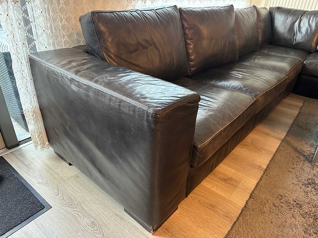 Lederen zit bank u-vorm - afbeelding 7 van  28