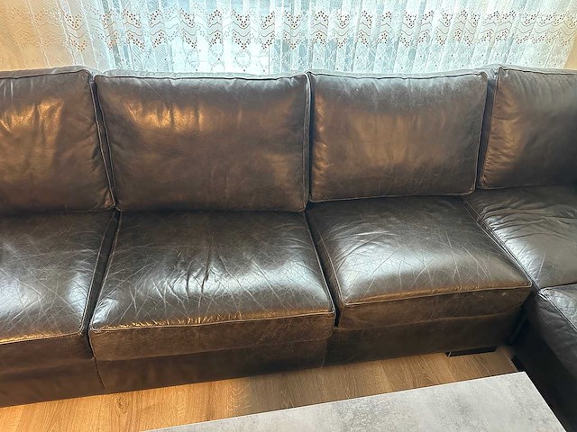 Lederen zit bank u-vorm - afbeelding 21 van  28