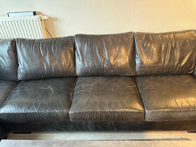 Lederen zit bank u-vorm - afbeelding 9 van  28