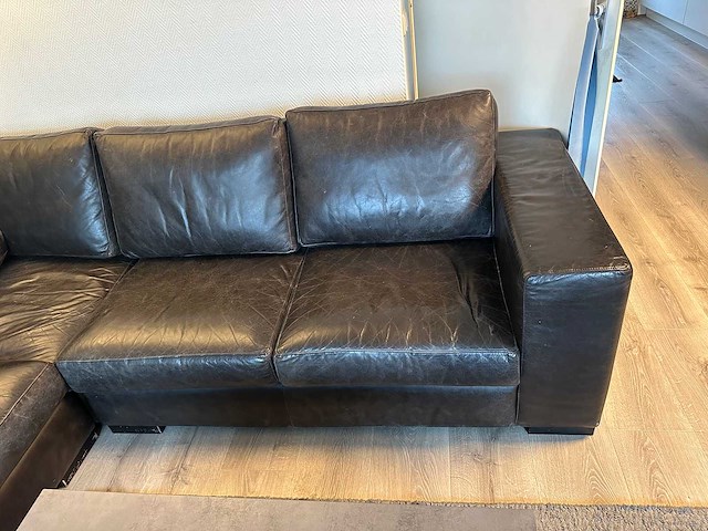 Lederen zit bank u-vorm - afbeelding 17 van  28