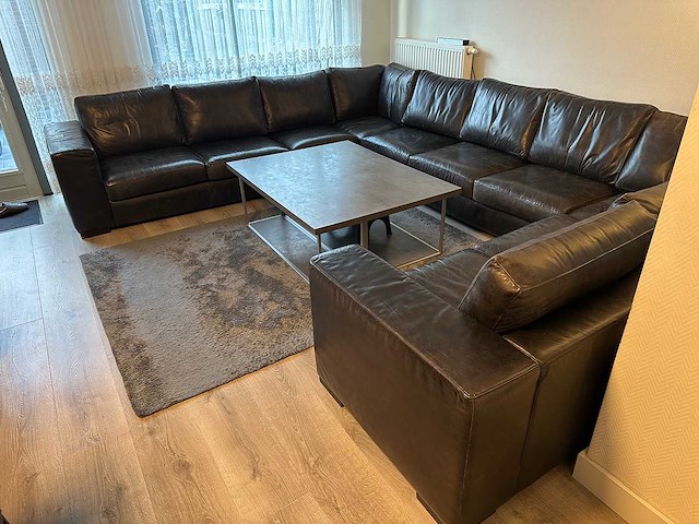 Lederen zit bank u-vorm - afbeelding 6 van  28