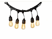 Ledr patio light string set campinglamp