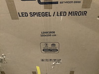 Ledspiegel met verwarming 120 x 100 cm aloni, zonopkomst - afbeelding 3 van  4