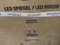 Ledspiegel met verwarming 120 x 100 cm aloni, zonopkomst - afbeelding 3 van  5