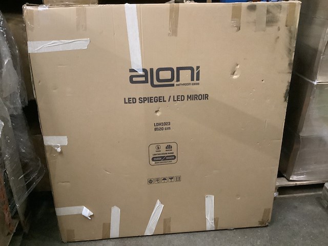 Ledspiegel rond 120 cm aloni, ldh1023 - afbeelding 2 van  4