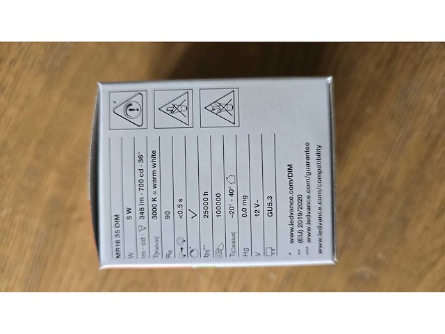 Ledvance - led spot mr16 35 36 - (10x) - afbeelding 5 van  5