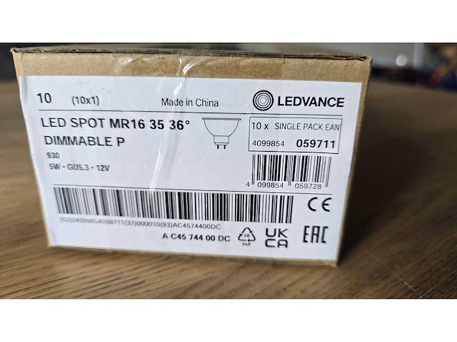 Ledvance - led spot mr16 35 36 - (10x) - afbeelding 3 van  6