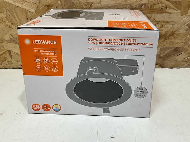 Ledvance comfort downlighter 18w - afbeelding 1 van  3