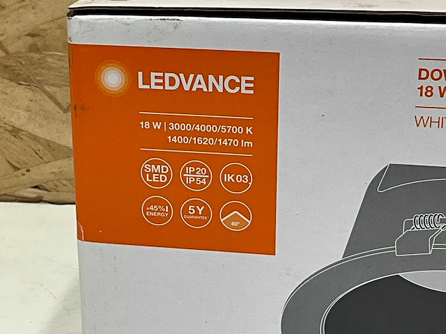 Ledvance comfort downlighter 18w - afbeelding 3 van  4