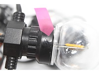 Ledverlichting partylights filament 20 led warm wit licht - afbeelding 3 van  3