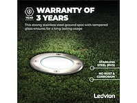 Ledvion led grondspot ip67 gu10 1m - afbeelding 3 van  6