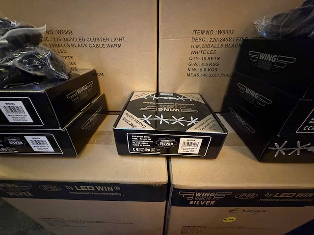Ledwin cluster kerstverlichting / buitenverlichting (101) - afbeelding 5 van  8