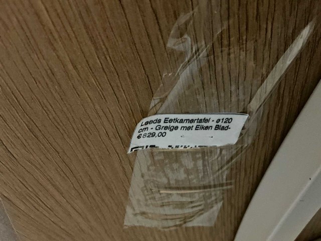 Leeds eetkamertafel ø120xh75cm - afbeelding 5 van  5