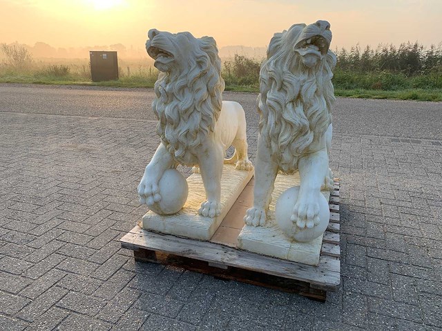 Leeuw met bol (2x) - afbeelding 2 van  2