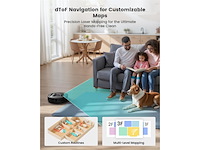 Lefant m330pro robotstofzuiger en vloerreinigingsrobot met mapping - afbeelding 4 van  7