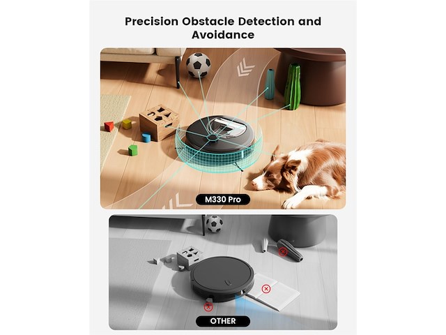 Lefant m330pro robotstofzuiger en vloerreinigingsrobot met mapping - afbeelding 5 van  7