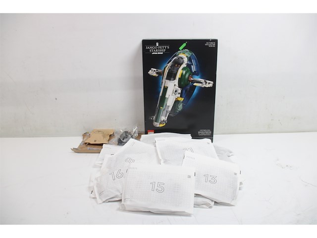 Lefo star wars jango fetts firesprayclass ruimteschip 75409 - afbeelding 5 van  6