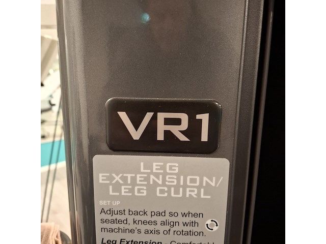 Leg extension/leg curl cybex, vr1, 13260-95 - afbeelding 12 van  16