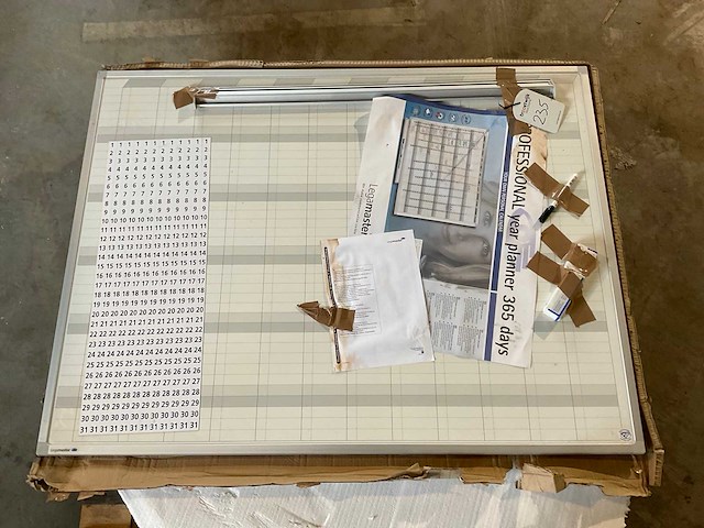 Legamaster whiteboard/jaarplanner - afbeelding 1 van  1